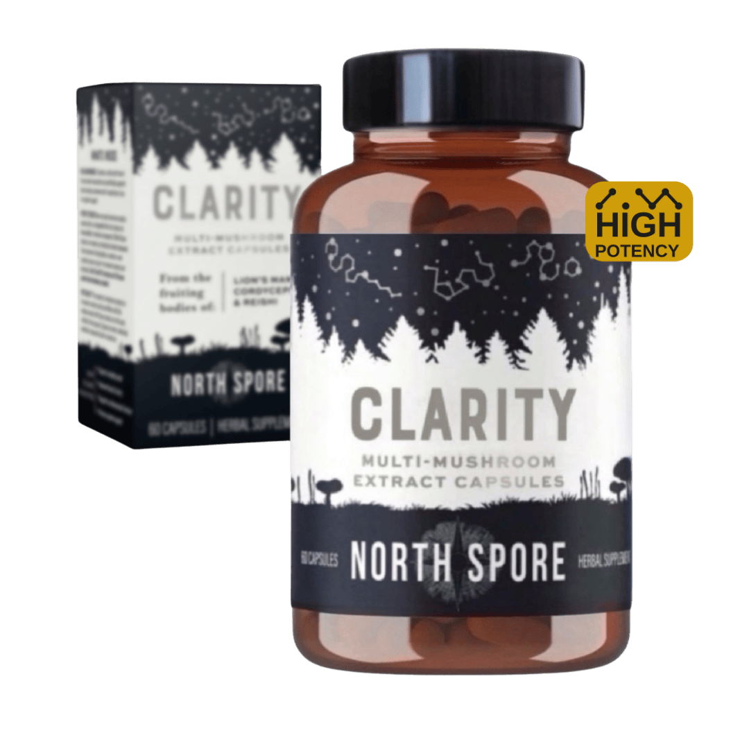 Organic ‘Clarity’ Mushroom Capsules (High Potency)