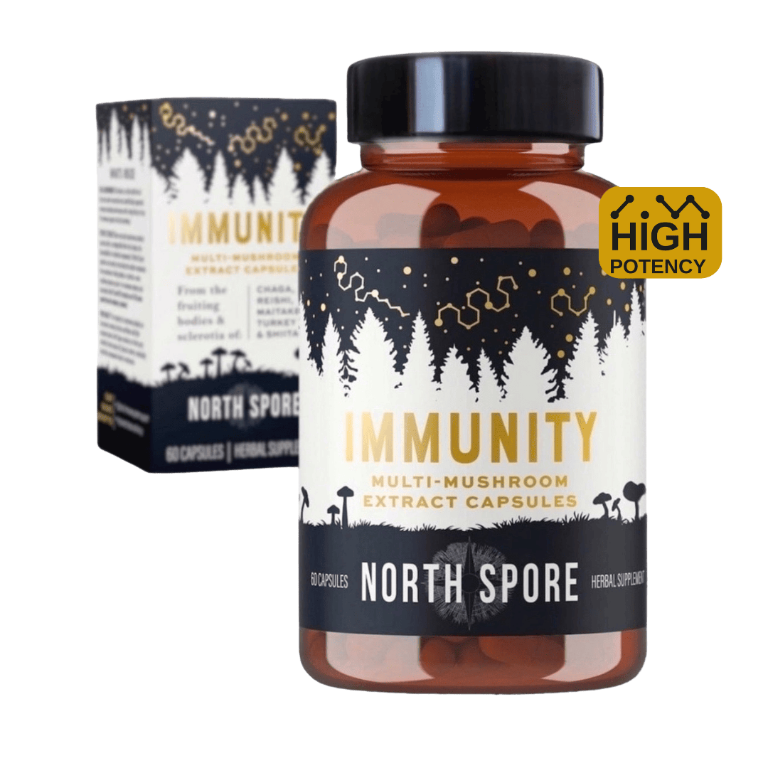 Organic ‘Immunity’ Mushroom Capsules (High Potency)