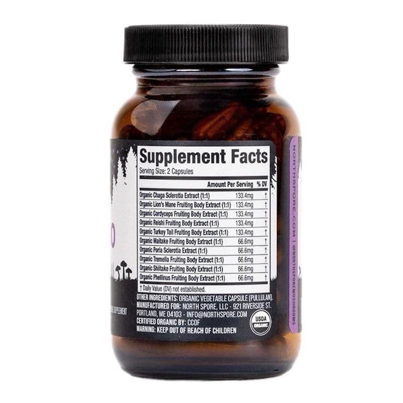 Organic ‘Spectrum 10’ Mushroom Capsules (120 ct)